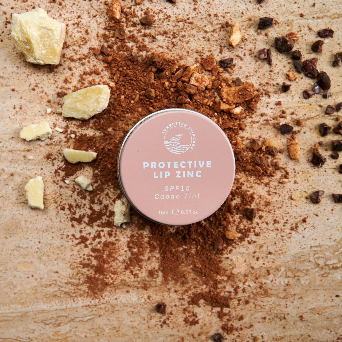 SPF15 Protective Lip Zinc - Cacao Tint