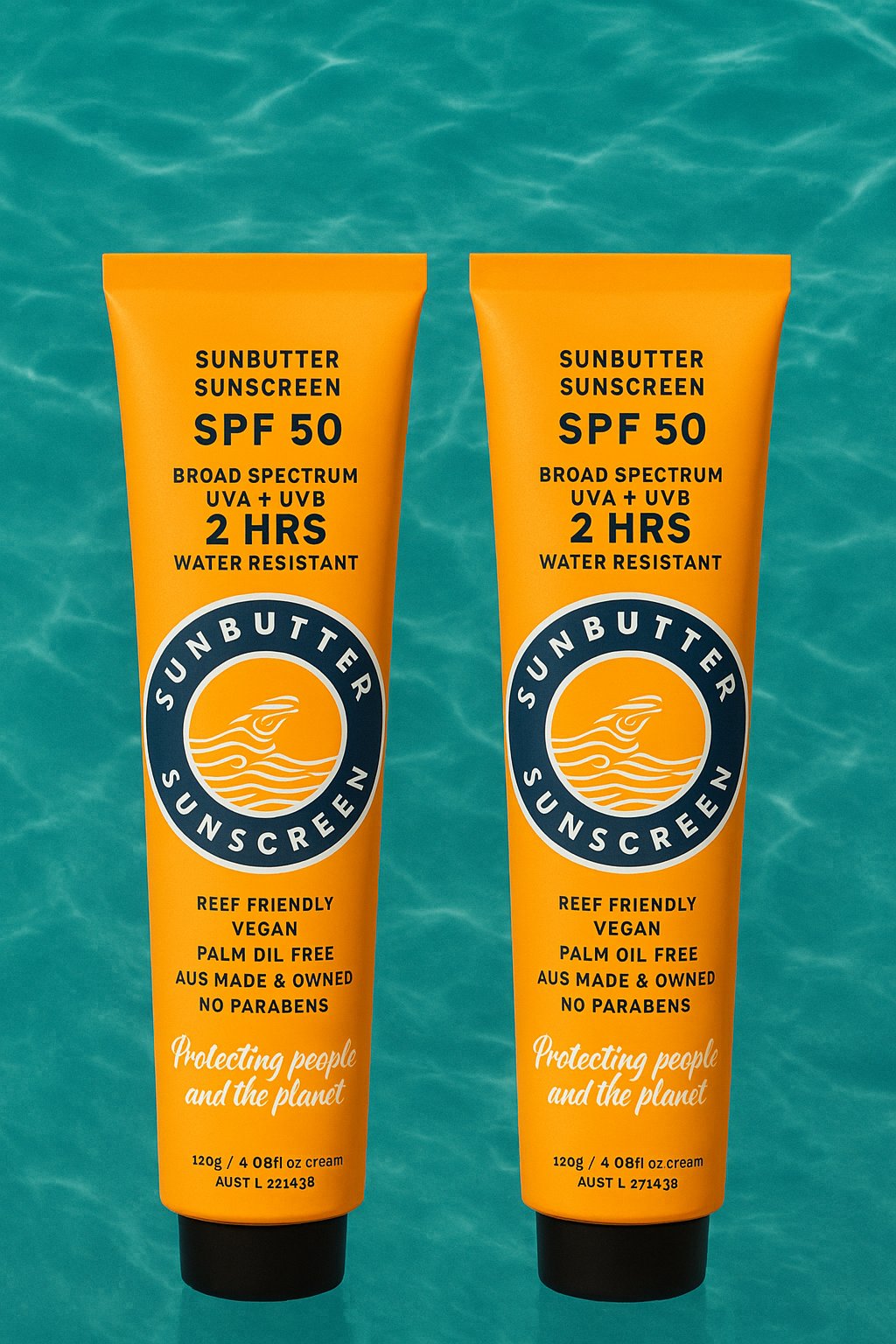 SunButter Skincare SPF50 Tube - 120g - 12 pack!