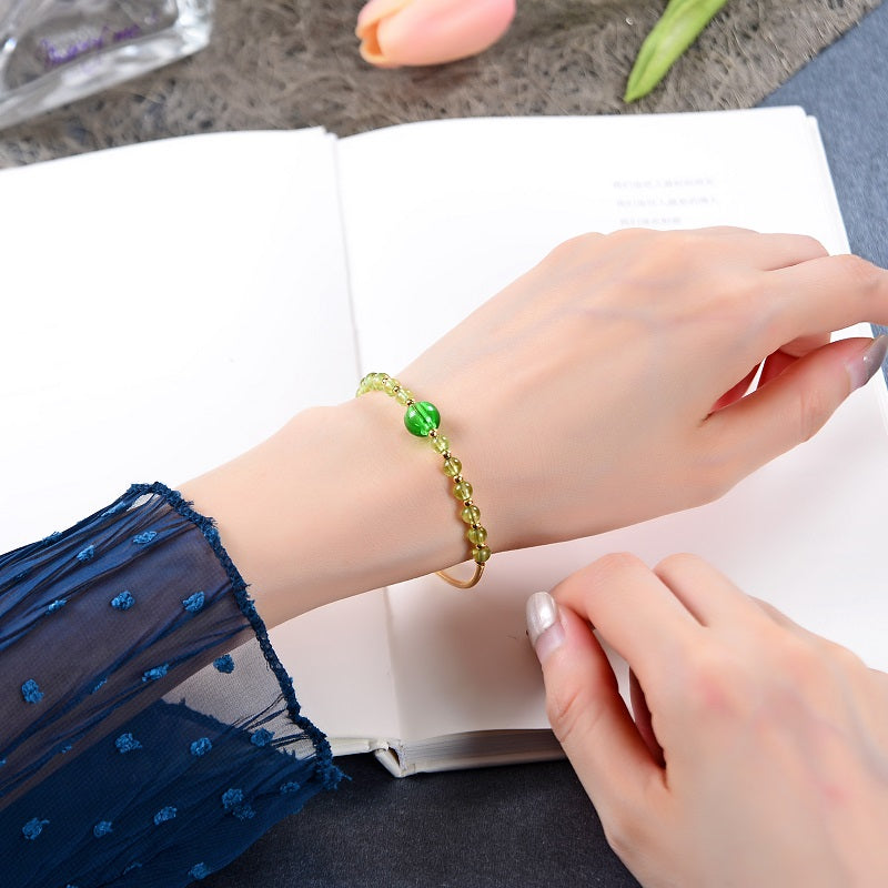 Murano Glass Bead Bracelet | Essential Oil Diffuser Jewelry | Diffusing on the go