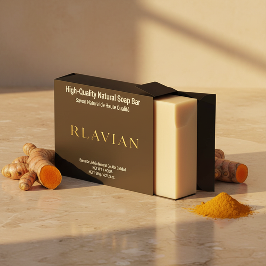 The Turmeric Ritual — Golden Glow Cleansing Bar
